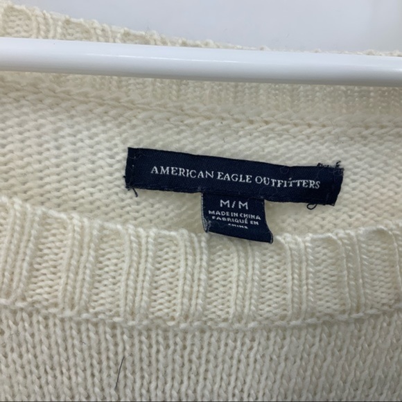 American Eagle wool blend Aztec print sweater M - Picture 6 of 9